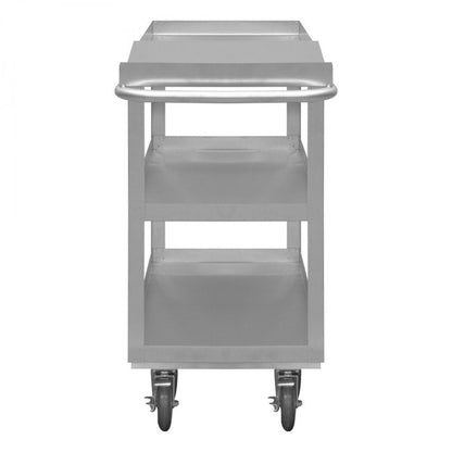 DURHAM MFG SOPC1618303ALU5PU Stainless Order Picking Cart, 3 Shelves