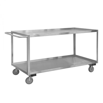 DURHAM MFG SRSC1618362ALU5PUS Stainless Steel Stock Cart, 2 Shelves