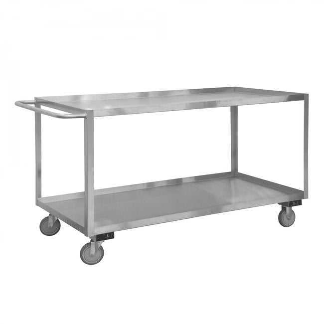 DURHAM MFG SRSC1630602ALU5PUS Stainless Steel Stock Cart, 2 Shelves