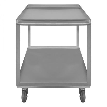 DURHAM MFG SRSC1630602ALU5PUS Stainless Steel Stock Cart, 2 Shelves