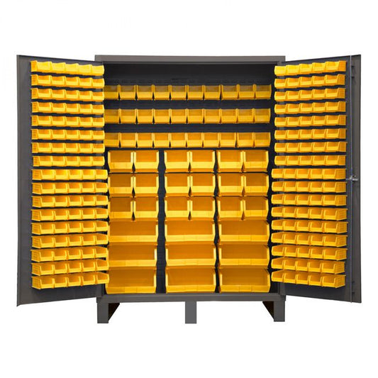 DURHAM MFG SSC-227-95 Cabinet, 227 Yellow Bins