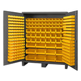 DURHAM MFG SSC-722484-BDLP-264-95 Cabinet, 264 Yellow Bins
