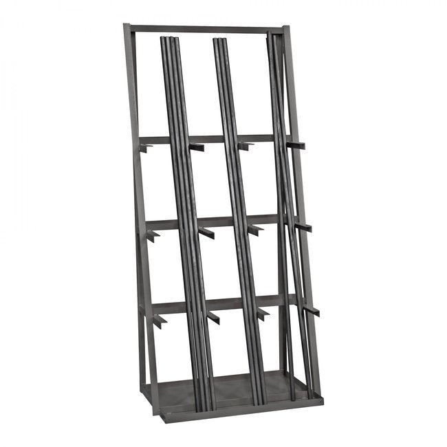 DURHAM MFG VBR-8436-95 Vertical Bar Rack, Gray