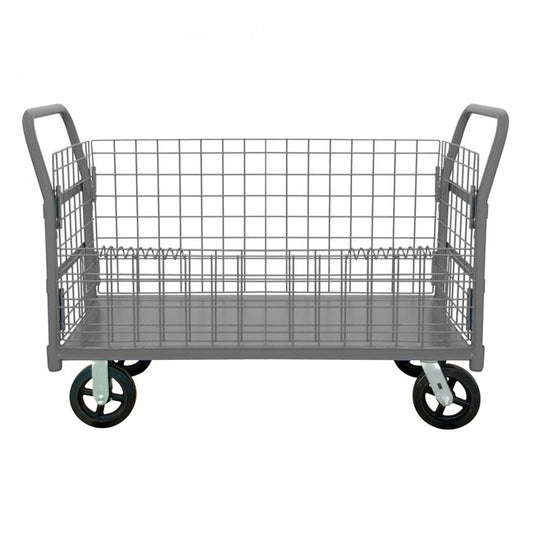 DURHAM MFG W4SPTDG-244838-1-8MR95 Wire Cart, Removable Handles, Drop Gate