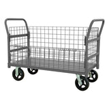 DURHAM MFG W4SPTDG-306038-1-8MR95 Wire Cart, Removable Handles, Drop Gate