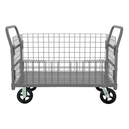 DURHAM MFG W4SPTDG-306038-1-8MR95 Wire Cart, Removable Handles, Drop Gate