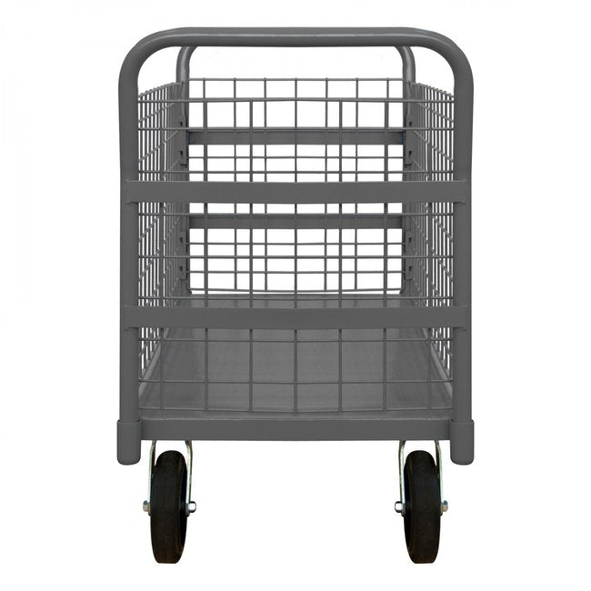 DURHAM MFG W4SPTDG-306038-1-8MR95 Wire Cart, Removable Handles, Drop Gate