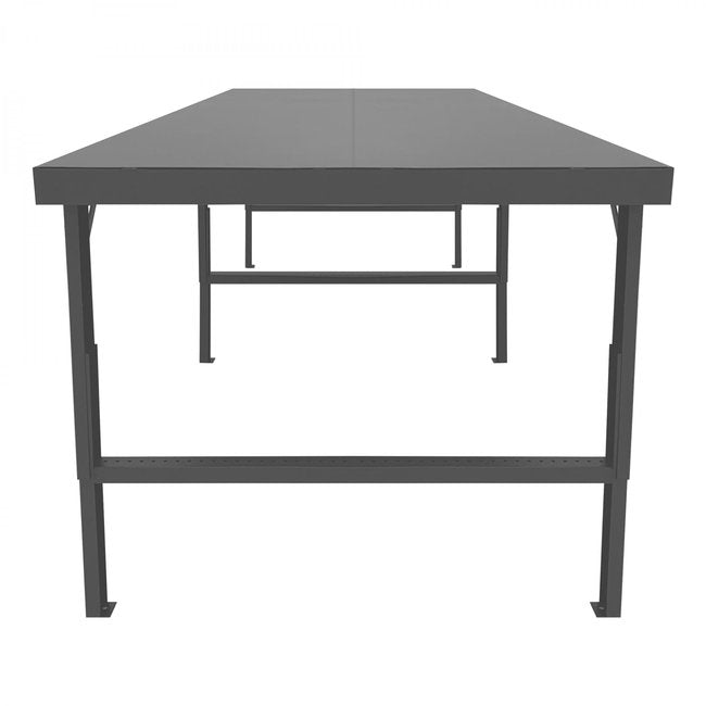 DURHAM MFG WBF-48120-95 Adjustable Height Workbench, 120 x 48