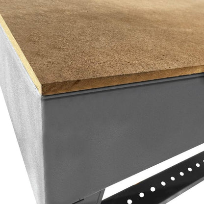 DURHAM MFG WBF-TH-48120-95 Adjustable Height Workbench, 120 x 48