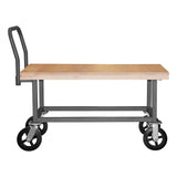 DURHAM MFG WHPT-WD-3060-8MR-95 Platform Truck, 2 Shelves, 30 x 60