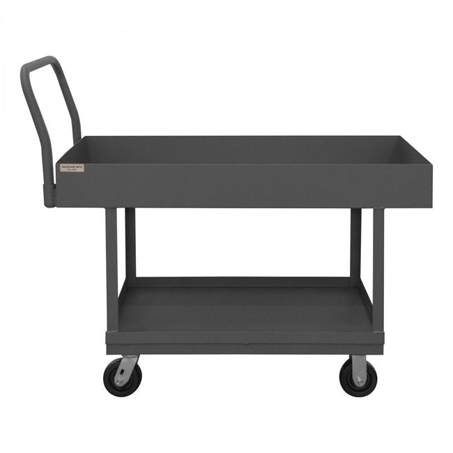 DURHAM MFG WHPT624485PH95 Platform Truck, 2 Shelves, 24 x 48