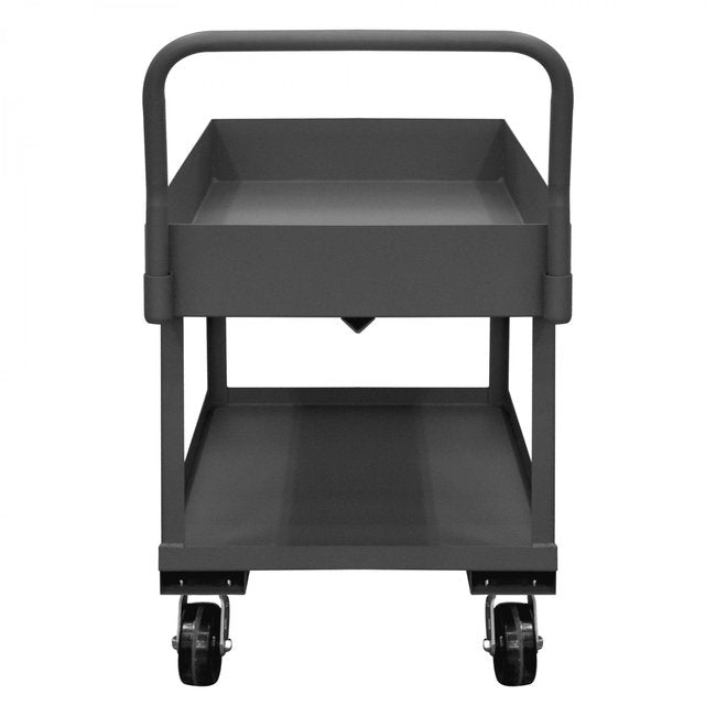 DURHAM MFG WHPT624485PH95 Platform Truck, 2 Shelves, 24 x 48