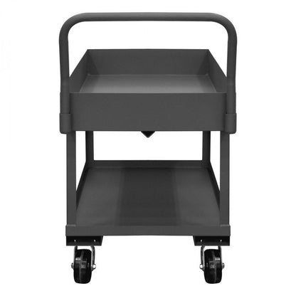 DURHAM MFG WHPT624485PH95 Platform Truck, 2 Shelves, 24 x 48