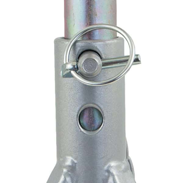ESCO 10499 Jack Stand single, 3 Ton Weight Capacity With Flat Top Rubber Cushion Post (Short Style)