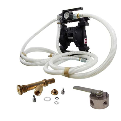ESCO 10543 Liquid Transfer Pump ,1", 50 GPM (With Metal Valve, 10' Hoses, Injector Gun, Strainer, Regulator and Gauges)