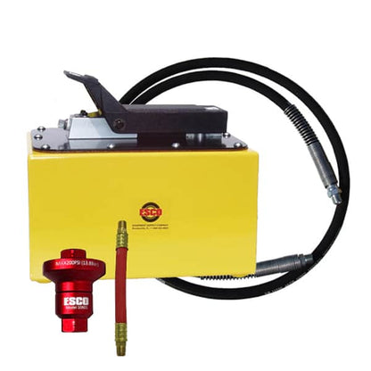 ESCO 10595 Pump, Air/Hydraulic, 2 Gallon Kit (Contains 10594, 10610 Hose and 10601K Reducer Kit)