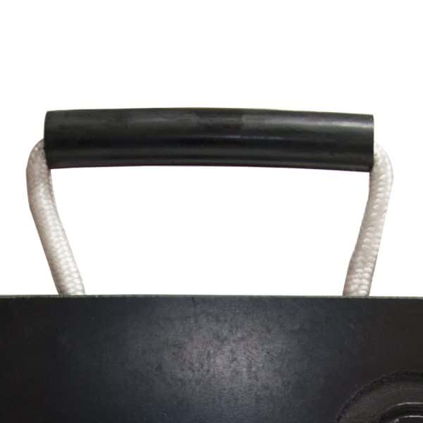 ESCO 10753 Jack Plate, 12"x12"x1", With Built In Handle, Black (20 Ton Weight Capacity)