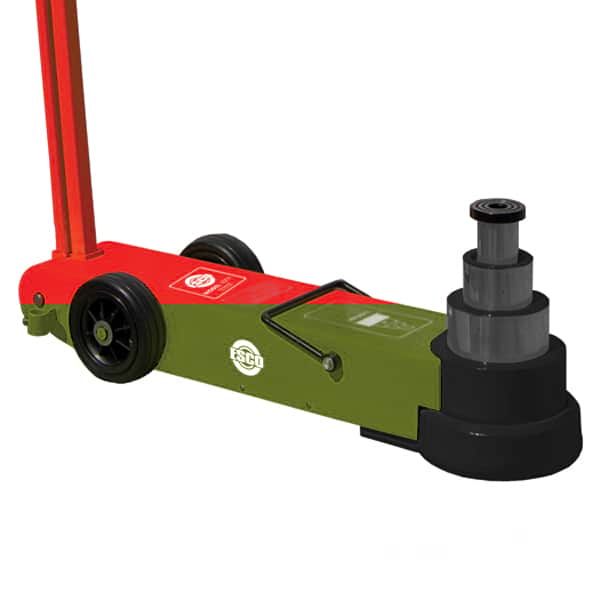 ESCO 10771 3 Stage, Air-Operated Hydraulic Jack (50/25/10 Ton)
