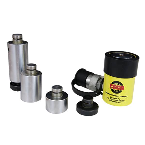 ESCO 10807C Ram "STAK-ABLE", 10 Ton Hydraulic, 1" Stroke With 3 Extensions and Carrying Case