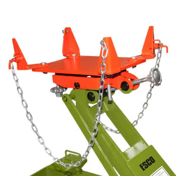 ESCO 10812 YELLOW JACKIT Transmission Jack, 2.2 Ton, Min Hgt: 10", Max Hgt: 35"