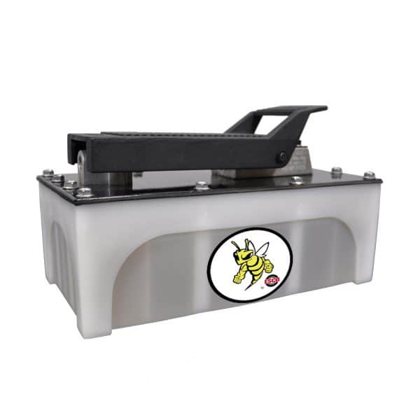 ESCO 10875 YELLOW JACKIT Air/Hydraulic Pump, 5 Quart Plastic Reservoir