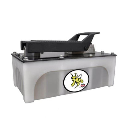 ESCO 10875 YELLOW JACKIT Air/Hydraulic Pump, 5 Quart Plastic Reservoir