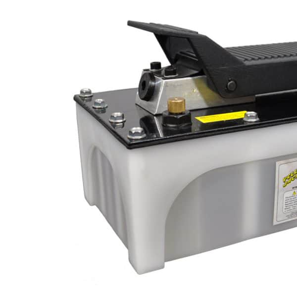 ESCO 10875 YELLOW JACKIT Air/Hydraulic Pump, 5 Quart Plastic Reservoir