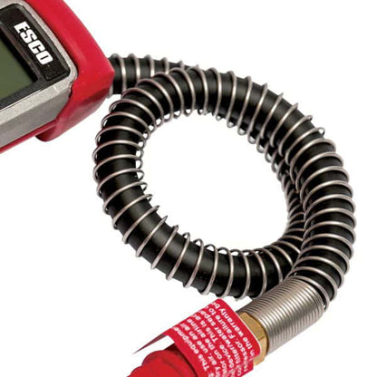 ESCO 10962 Tire Inflator, Compact Digital LCD Gauge w/ Clip on Chuck