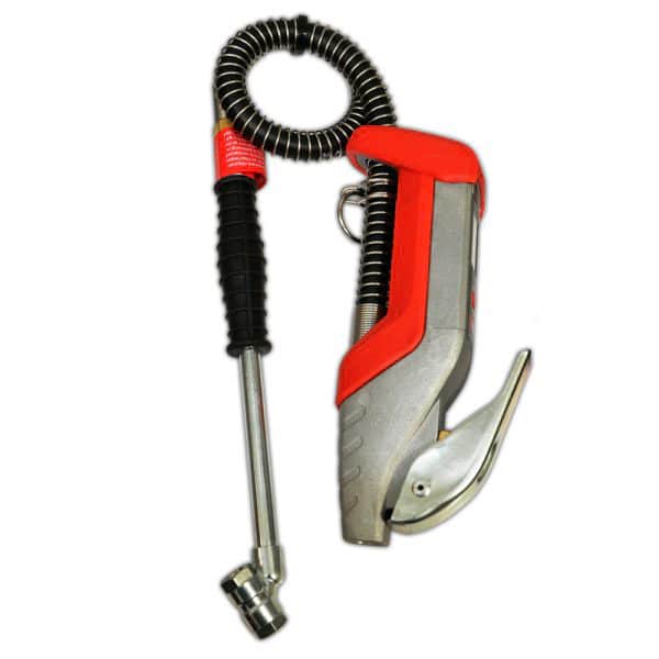 ESCO 10962 Tire Inflator, Compact Digital LCD Gauge w/ Clip on Chuck