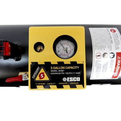 ESCO 20387 Hurricane “Cat-5'' High-Force 5 Gallon Bead Seater