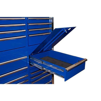 Extreme Tools EX7217RCBL 72 in. 17-Drawer Professional Roller Cabinet in Blue