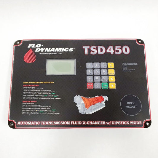Flo-Dynamics 40100010 Control Panel Assembly -TSD450LCD (Panel, Number Pad, Overlay Sticker & Tape)
