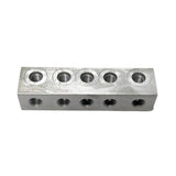 Flo-Dynamics 40200011 Manifold block with 1/4 in. NPT threaded ports for solenoid valves.