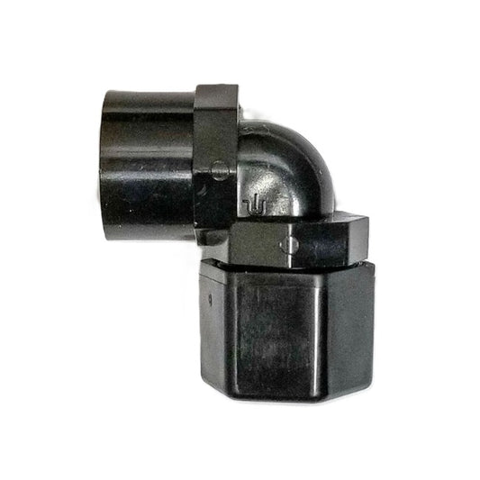 Flo-Dynamics 941226 Elbow – Plastic, Black for Fluid Tube