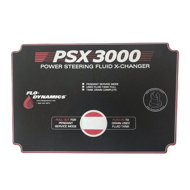 Flo-Dynamics 941391 Overlay Sticker – Control Panel PSX3000