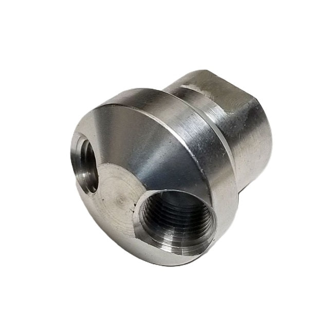 Flo-Dynamics 941701 Manifold – Chrome Block, 2 to 1 (Dipstick Manifold Assembly)