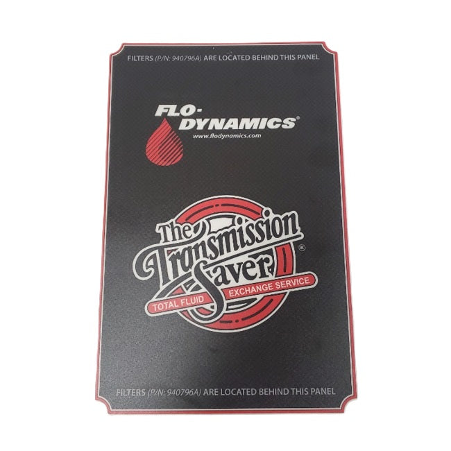 Flo-Dynamics 941705 Overlay Sticker – Service Panel TSD450, 440 & 410