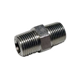 Flo-Dynamics 941730 Connector – 3/8MPT (Female Coupler to Chrome Block, Dipstick Manifold)