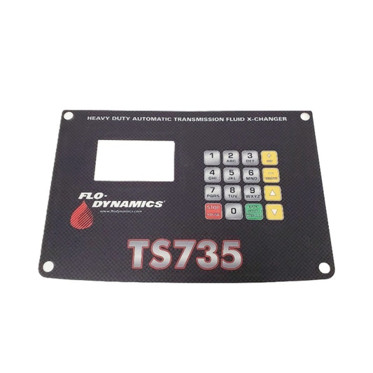 Flo-Dynamics 943081 Overlay Sticker – TS-735 Control Panel