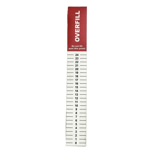 Flo-Dynamics 944038 Overlay Sticker – Measure Strip Evacumax