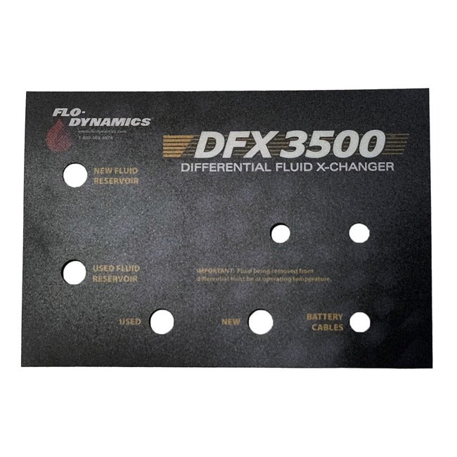 Flo-Dynamics 944060 Overlay Sticker – Control Panel DFX