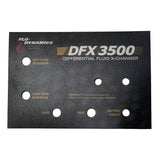 Flo-Dynamics 944060 Overlay Sticker – Control Panel DFX