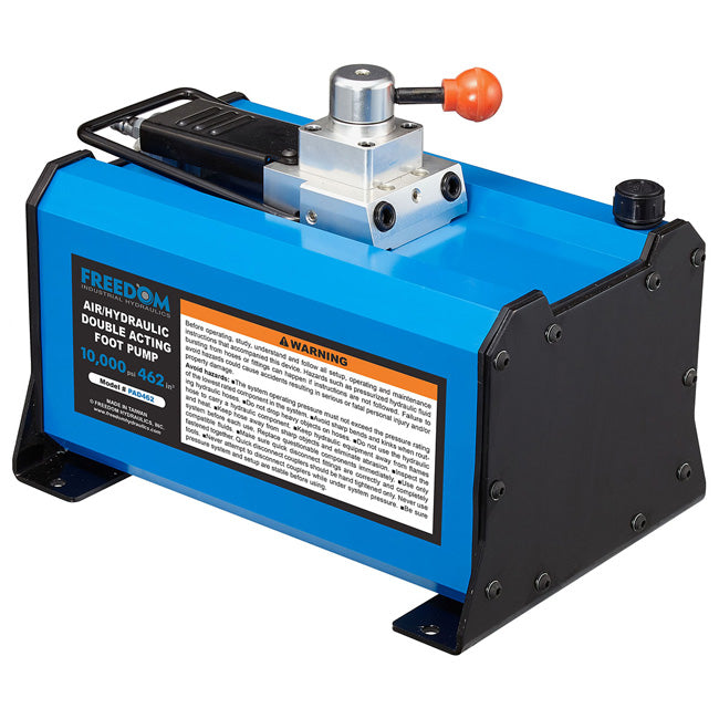 Freedom Hydraulics 462 In3 10,000 Psi Air Actuated Double Acting Hyd Treadle Pump