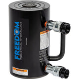 Freedom Hydraulics 50 Ton Aluminum Double Acting Cylinder, 4 In Stroke