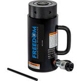 Freedom Hydraulics 50 Ton Aluminum Locknut Cylinder, 4 In Stroke