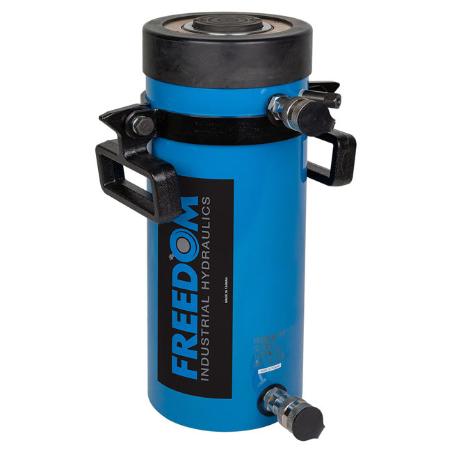 Freedom Hydraulics 100 Ton Double Acting Cylinder, 18.00In. Stroke