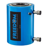 Freedom Hydraulics 150 Ton Double Acting Hollow Hole Cylinder, 8.00In. Stroke