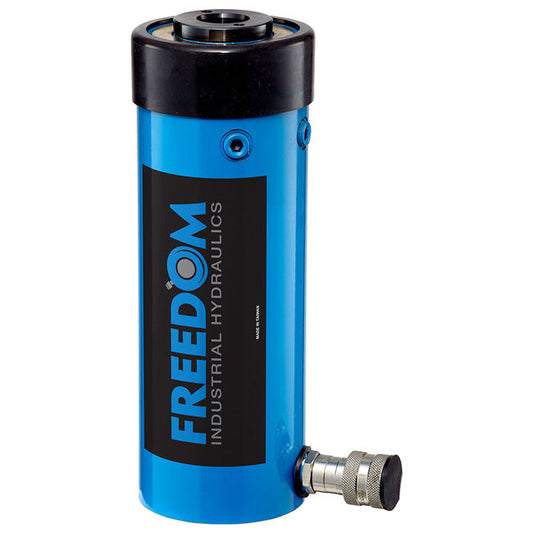 Freedom Hydraulics 30 Ton Single Acting Hollow Hole Cylinder, 6.00In. Stroke