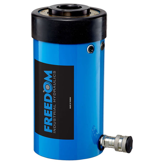 Freedom Hydraulics 60 Ton Single Acting Hollow Hole Cylinder, 6.00In. Stroke