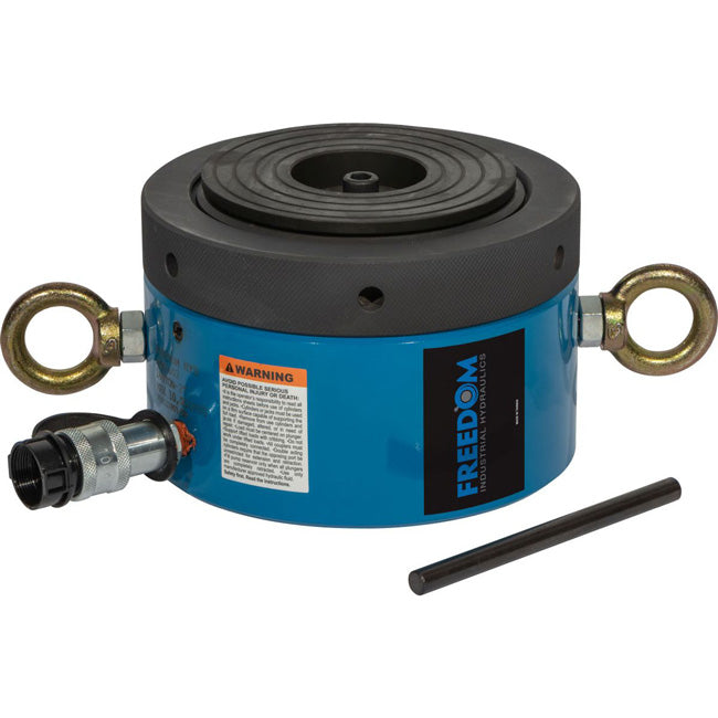 Freedom Hydraulics 160 Ton Low Profile Locknut Cylinder, 2.00In. Stroke